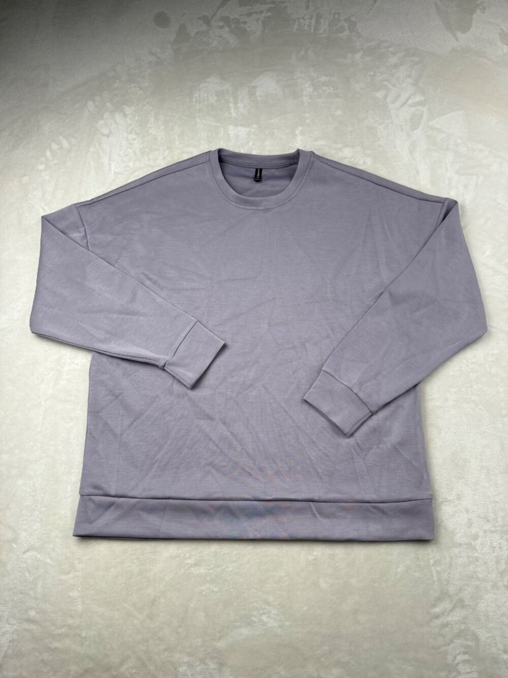 Lazy Pants Womens XL Crewneck Sweatshirt In Lilac Soft Blend Casual Style